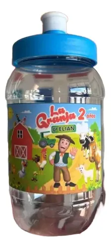 Cilindro Tapa Chupon 500ml Fiesta Zenon Personalizado (10pz) | MercadoLibre