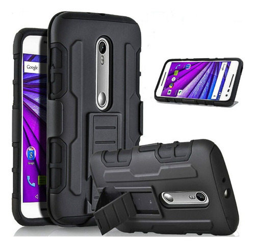 Protector Armor Clip Cintura Para Para Motorola Para Moto G3