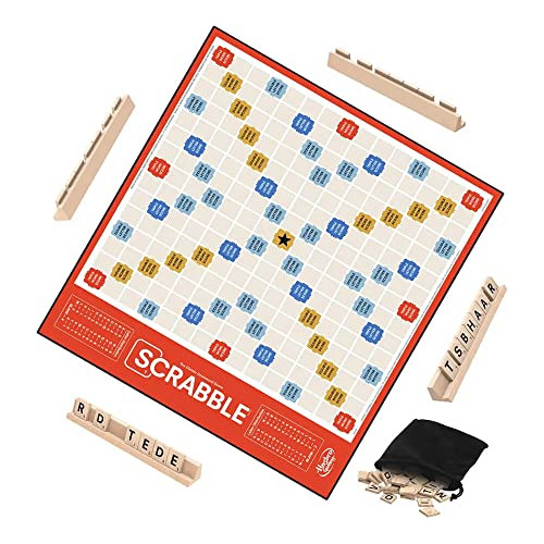 Juego De Mesa Scrabble, Juego De Palabras Clásico Niñ...