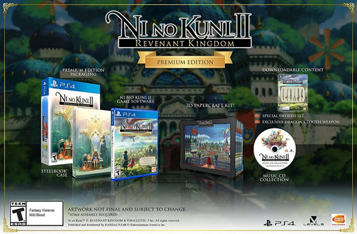 Ni No Kuni Ii 2 Revenant Kingdom Premium Edition Ps4 Dakmor