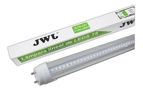 Tubo Led T8 32w 3200lm Mica Transparente Luz Blanca Jwj