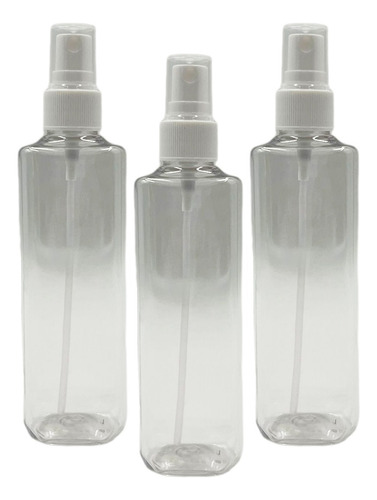 Envases Atomizadores Botella Cuadrada Plastico 125 Ml X 15