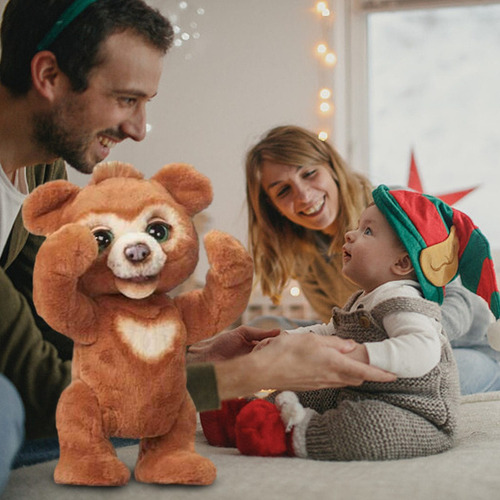 Muñeco De Pelucia Interactivo Con Forma De Oso Curioso De Br