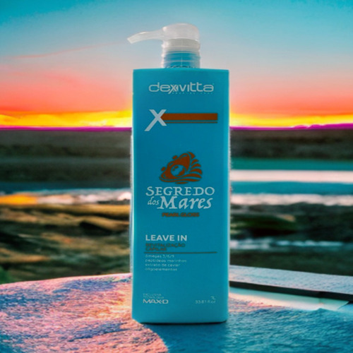 Kit Shampoo + Mask + Leav-in Segredo Dos Mares Dexvitta
