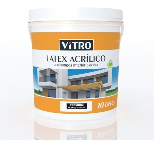 Pintura Paredes Interior Exterior Premium 18 Litros Vitro