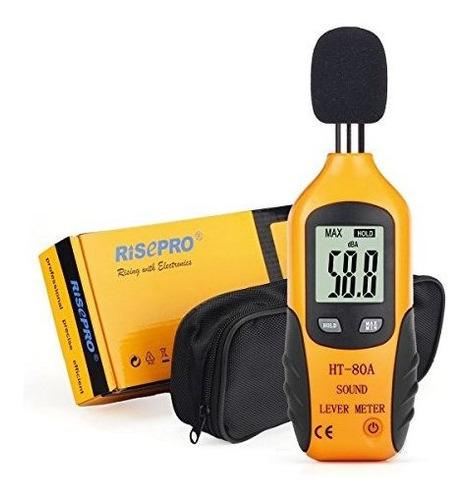 Medidor De Decibelios Risepro Medidor De Nivel De Sonido Dig