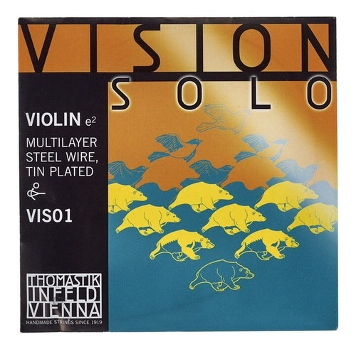 Corda Mi De Violino Thomastik Austria Vision Solo Vis01