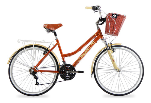 Bicicleta Benotto City Moorea R24 21v Sunrace Frenos V Or242