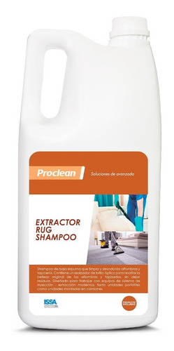 Shampoo P/ Inyección Extracción Lavado Alfombra Galón 3.8 L