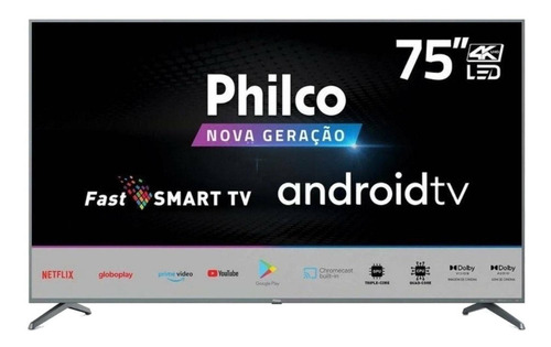Imagem 1 de 4 de Smart TV Philco PTV75M70AGCSG LED 4K 75" 110V/240V