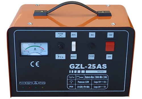 Cargador De Baterias 25a Autostop Kushiro Gzl-25as