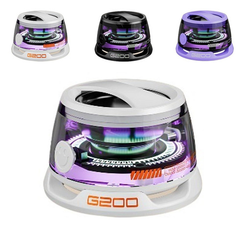Mini Altavoz Bluetooth Magnético Con Luz De Multi-rgb, G200