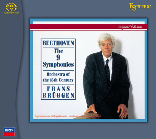 Imagen 1 de 4 de Disco Sacd + Cd Frans Bruggen Beethoven Las 9 Sinfonías