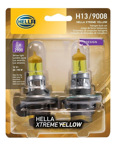 Ampolleta H13 12v 60/55w P26.4t T4 Yellow (par) 