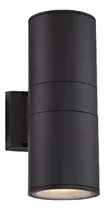 Comprar Luminaria Exterior Pared Bidireccional Xl Negro + 2 Lamparas