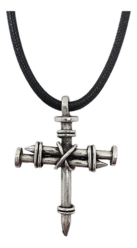 Forgiven Jewelry Alambre De Tres Clavos Colgante De Cruz De 