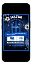 Comprar  Tarjeta De Cumple Personalizada Inter Milan