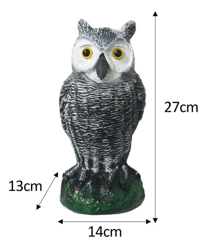 // Búhos Para Espantar Pájaros Búho Señuelo Ardillas