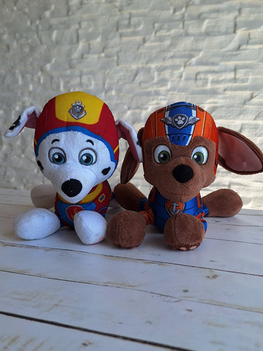 Peluches Paw Patrol Marshall Y Zuma 