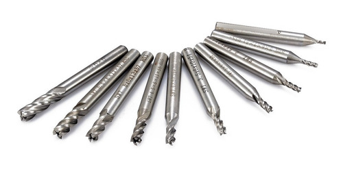 Fresa Cortador Broca 4 Filos 2mm 2x6x7x51 Hss Router Cnc