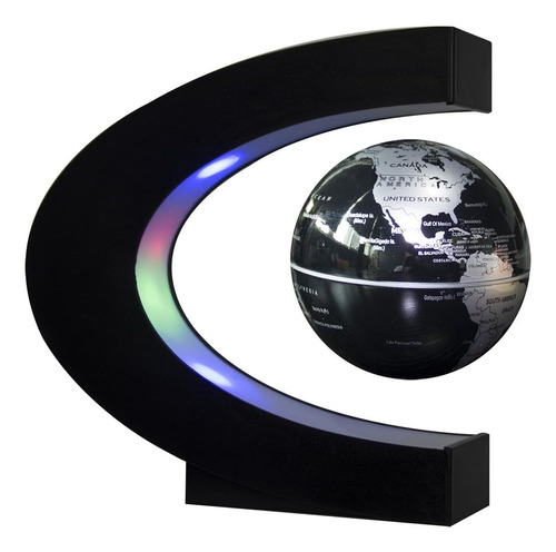 Globo Giratorio Flotante Luz Led Forma C