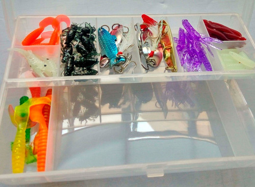 Imagen 4 de 7 de Kit 110 Señuelos Cuchara Pesca Tarariras Dorado Envío Gratis