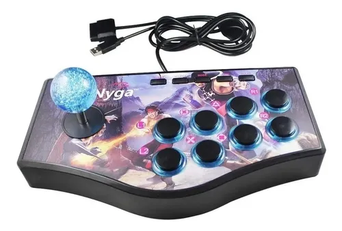 comprar Joystick Arcade Fichines Android Pc Smarttv Ps2 Ps3  Negro