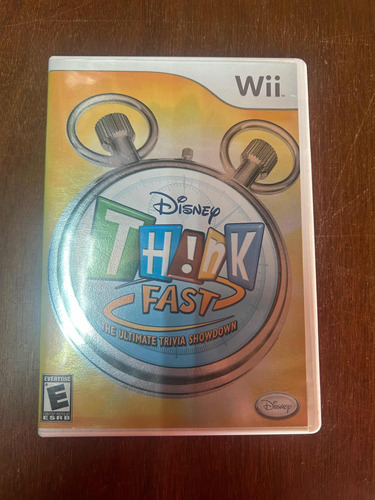 Juego De Nintendo Wii: Disney Think Fast