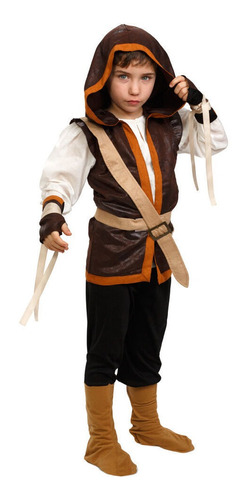 Disfraz Talla Medium (8|10) Para Niño De Robin Hood