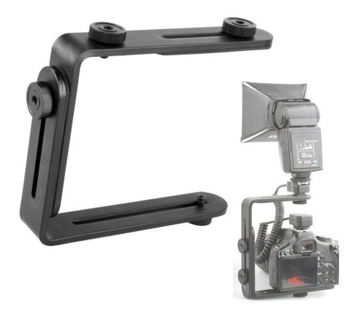 Barra L Doble Flash Foto Video Camara Ls-25