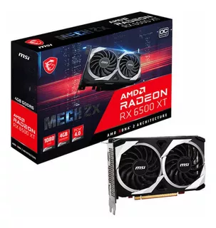 Rx6500xt Rx 6500 Xt 4gb Msi Mech 2x Gpu Gráfica Amd Radeon