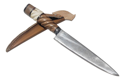 Cuchillo Campo Artesanal Con Vaina Calidad 25 Cm Criollo