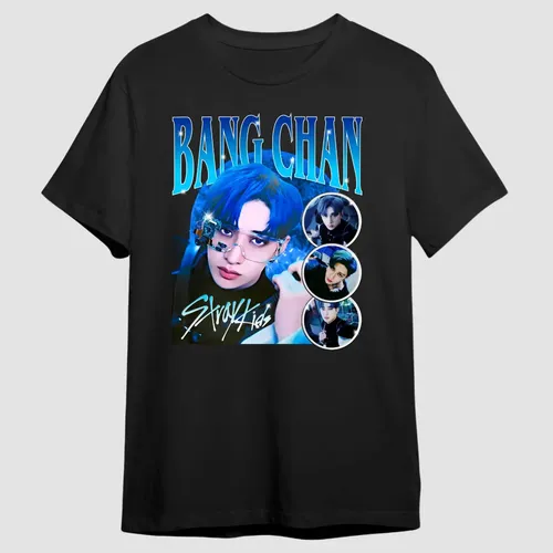 Stray Kids - Stray Kids バンチャン　ユニフォームシャツ Camiseta Bang Chan Integrante Stray Kids Rapper Líder Grupo