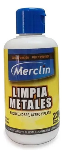 Limpia Metales Merclin Pule Y Protege 230ml  U R U 