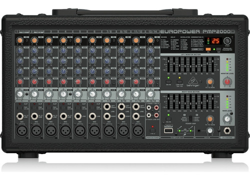 Behringer Pmp2000d Consola Amplificada 2000w 14 Canales