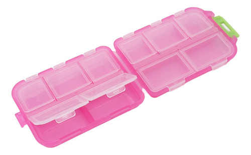Estuche De Plástico Impermeable Para Medicamentos, 10