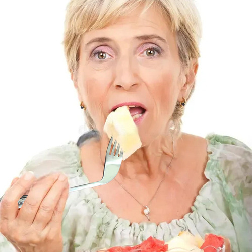Anciano Codo Tenedor Cuchara Tenedor De Comer En Ángulo Cuch