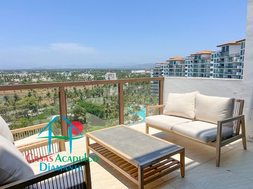 Cad La Isla Emerald E 11. ¡vacaciones De Lujo! Depa De Playa Con Terraza Y Servicio De Limpieza Incluido