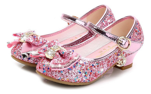 Zapatos De Niña Sandalias Princesa Zapatillas De Cristal A