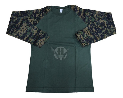 Remera Tactica Combat Shirt Rip Stop Marpat Ejercito Uca