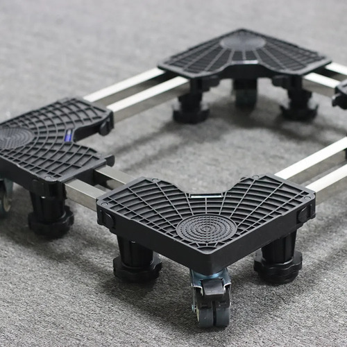 Base Soporte Ajustable Para Lavadora Con 4 Ruedas Y 8 Pies