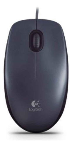 Mouse Logitech M90 Dark Midnight Wired Usb Negro 910-004053