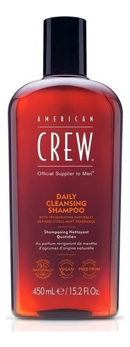 Shampoo Daily Uso Diario American Crew Men 450ml