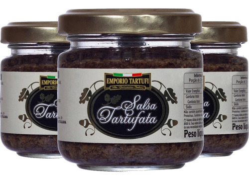 Kit 3 Creme De Salsa Tartufata Branca Empório Tartufi 80g