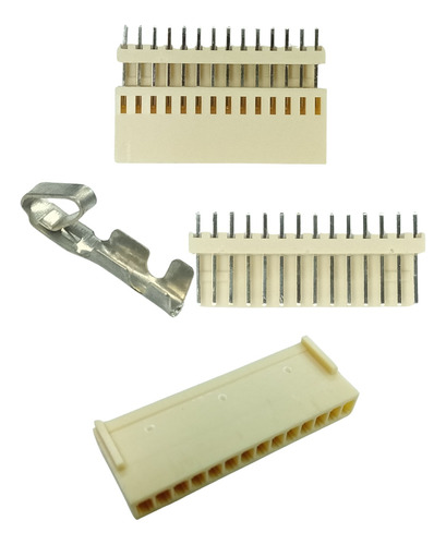 Conector Polarizado De 14 Pines Pack De 6 Unidades