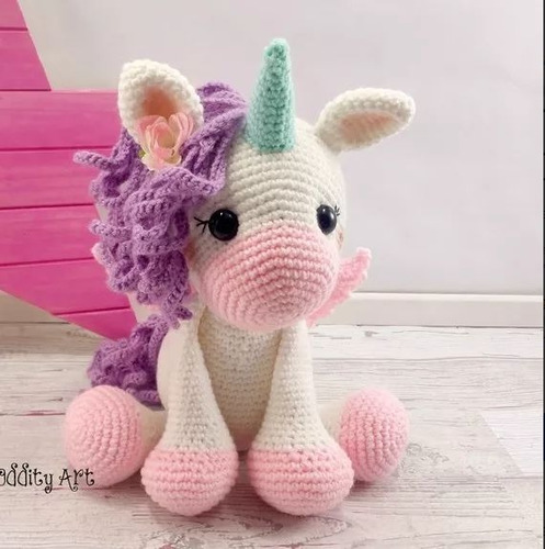 Patrón Crochet Amigurumi Unicornios 2x1 Inglés