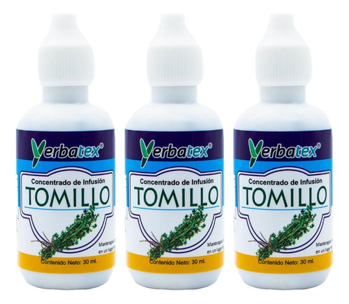 3 Té De Tomillo En Gotas 30ml