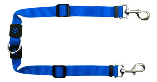 Acoplador De Correa Para Perro Doco L Azul 2.5 X 35-50cm