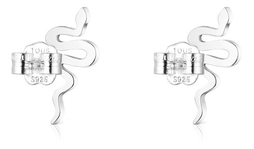 Pendientes Fragile Nature Serpiente De Plata Tous