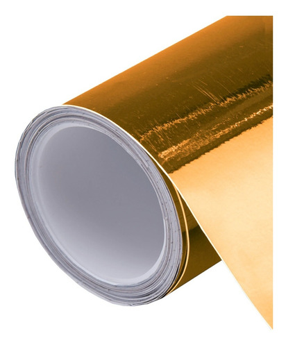 Vinil Dorado Espejo Para Corte Y Rotulado 0.61 X 1.00 (Usado)